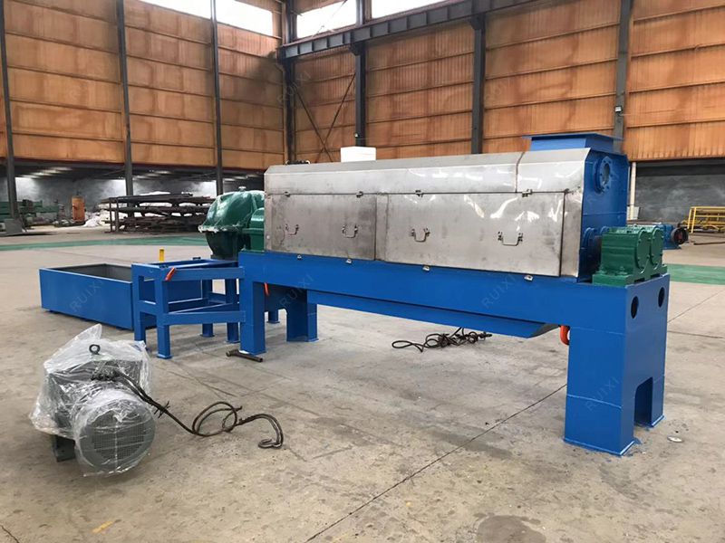 Double shaft fish meal press machine shrimp powder pressing machine