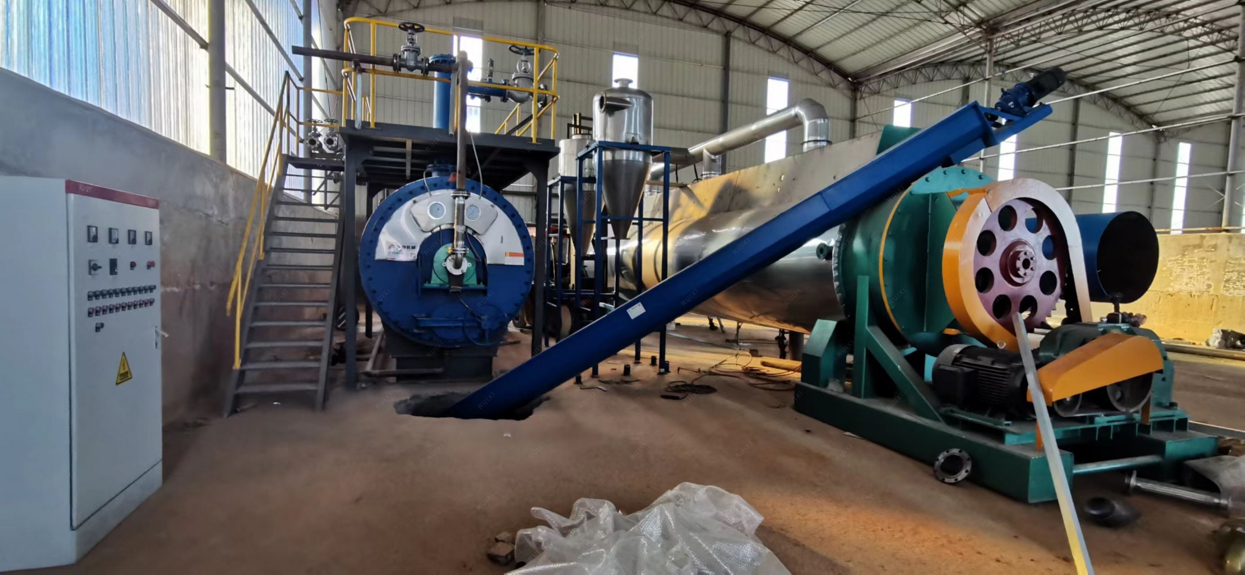 5 tons/h chicken slaughtering waste meal processing line in Saudi Arabia