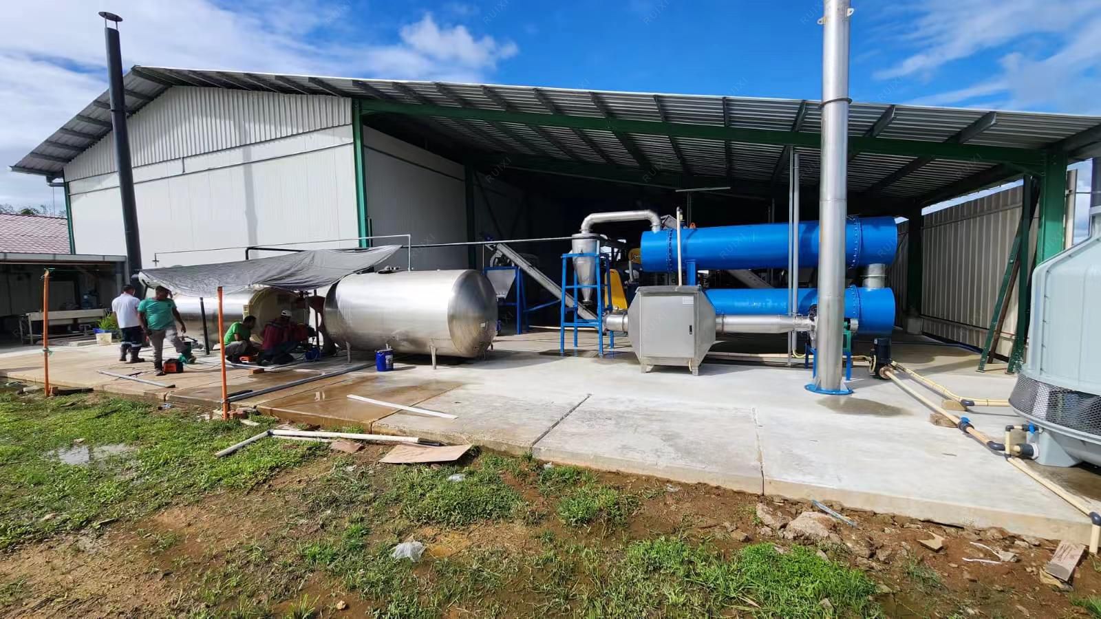 500-600kg/h fish meal production line in Suriname