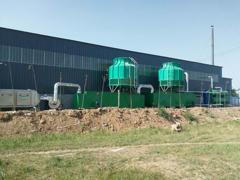 waste gas odor treatment equipment waste gas condenser spraying tower