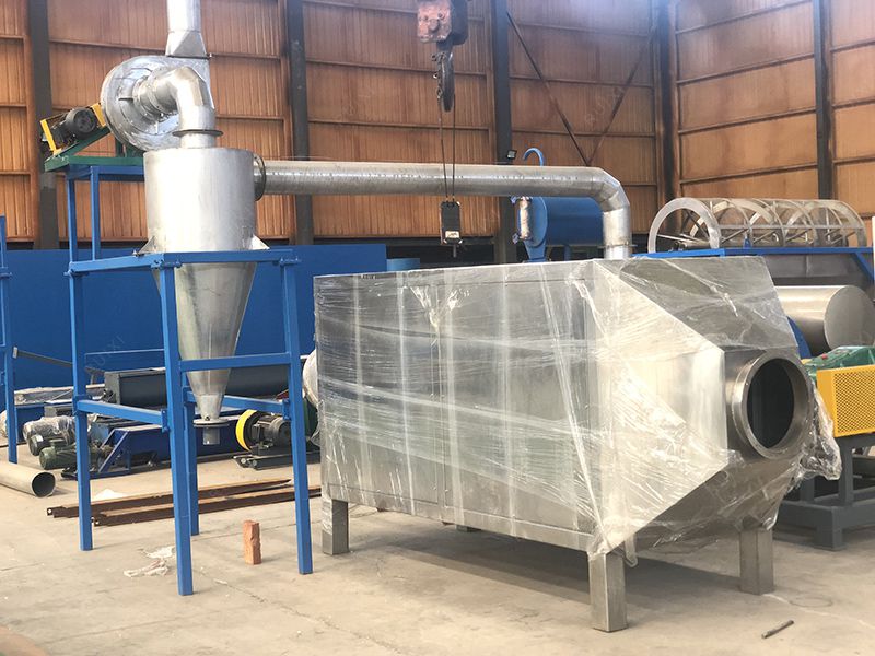 waste gas odor treatment equipment waste gas condenser spraying tower